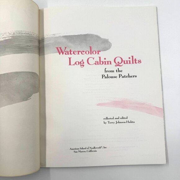 American School of Needlework Watercolor Log Cabin Quilts from the Palouse 4170 - Picture 6 of 10